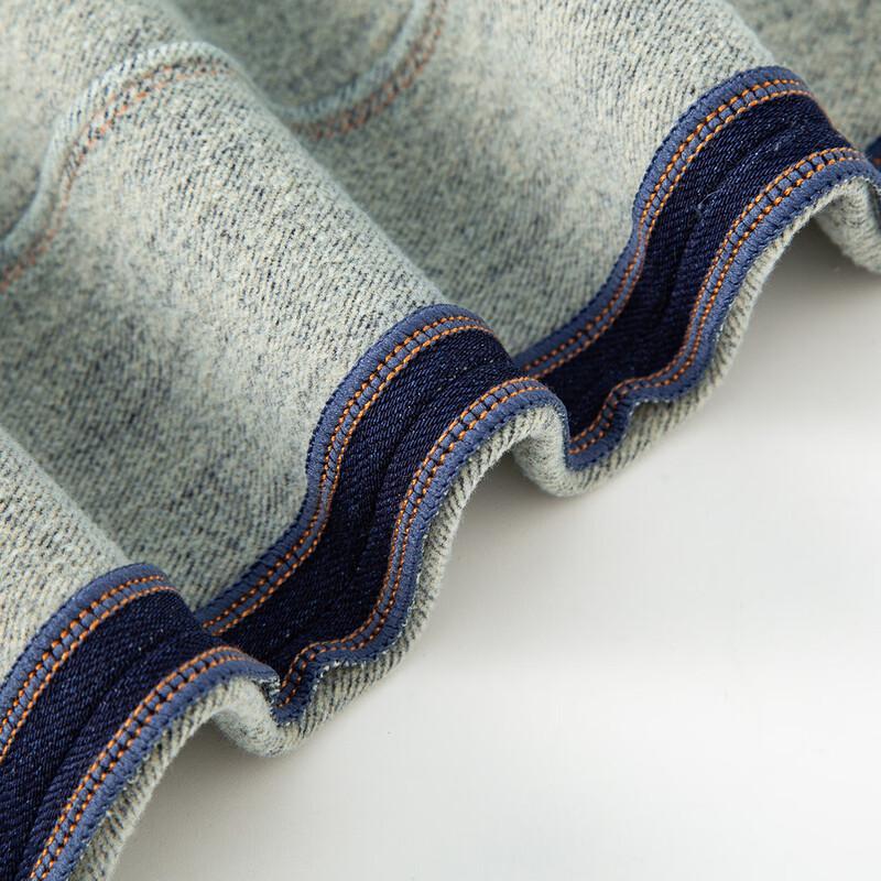 RAIN.CUN Women's Fleece-Lined High-Waist Slim Flare Jeans