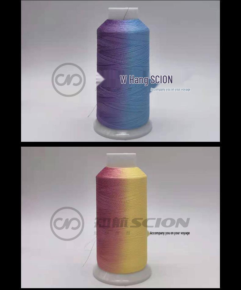 150D UV Color-Changing Embroidery Thread for Anti-Counterfeit and Stage Costume Design
