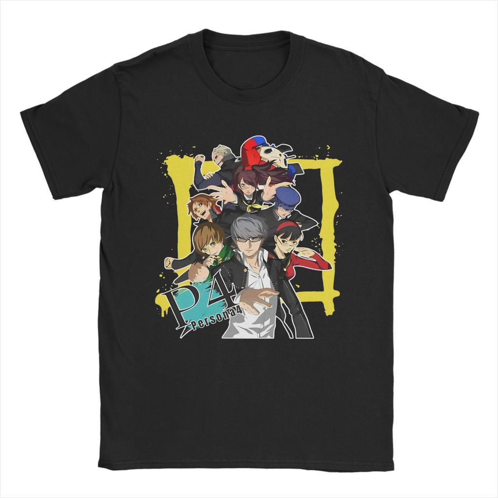 Aigis P3R TShirts for Unisex Women Personas 3 Anime Humor Cotton Tee Shirt Round Neck Short Sleeve T Shirt Plus Size Clothing