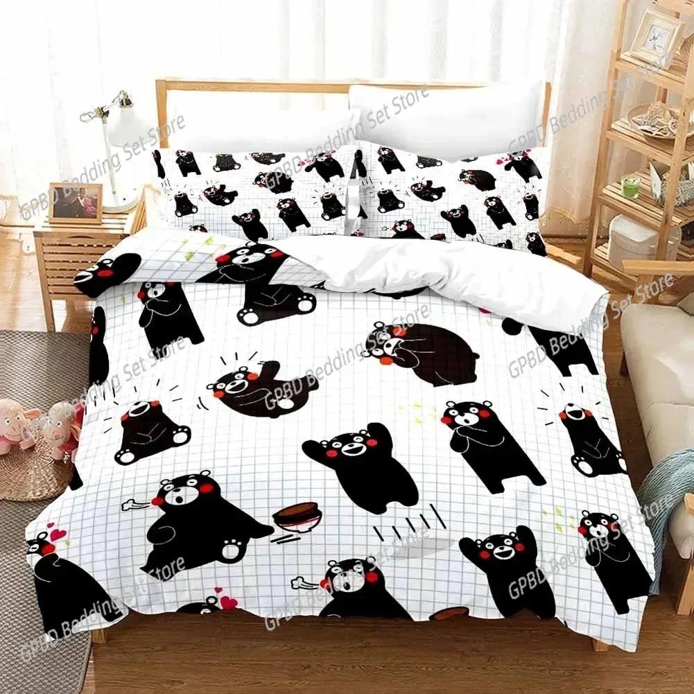 Comforter Comics Kumamon Bedding Set For Bedroom Soft Modern S Comefortable Kids And