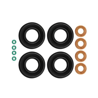 As Shown Fuel Injector Seal Set 12 Piece Fuel Injector Seal Set Fuel Injector Injector Leak Connector OE Check Recommended