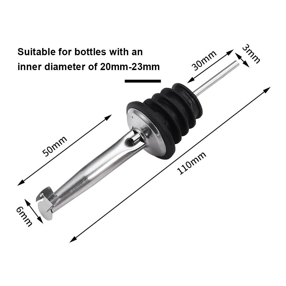 Oljetrattar i rostfritt stål med lock, flaskhällare, snabbhällare med pip, doserare för flaska olja
