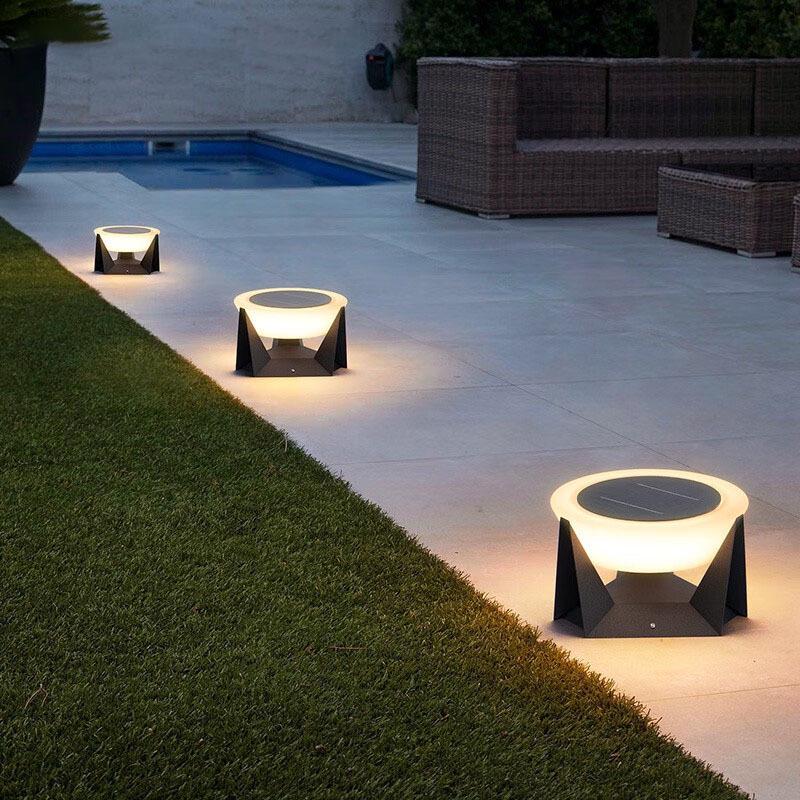 Waterproof Outdoor Solar Pillar Light for Walls, Gates, and Courtyards