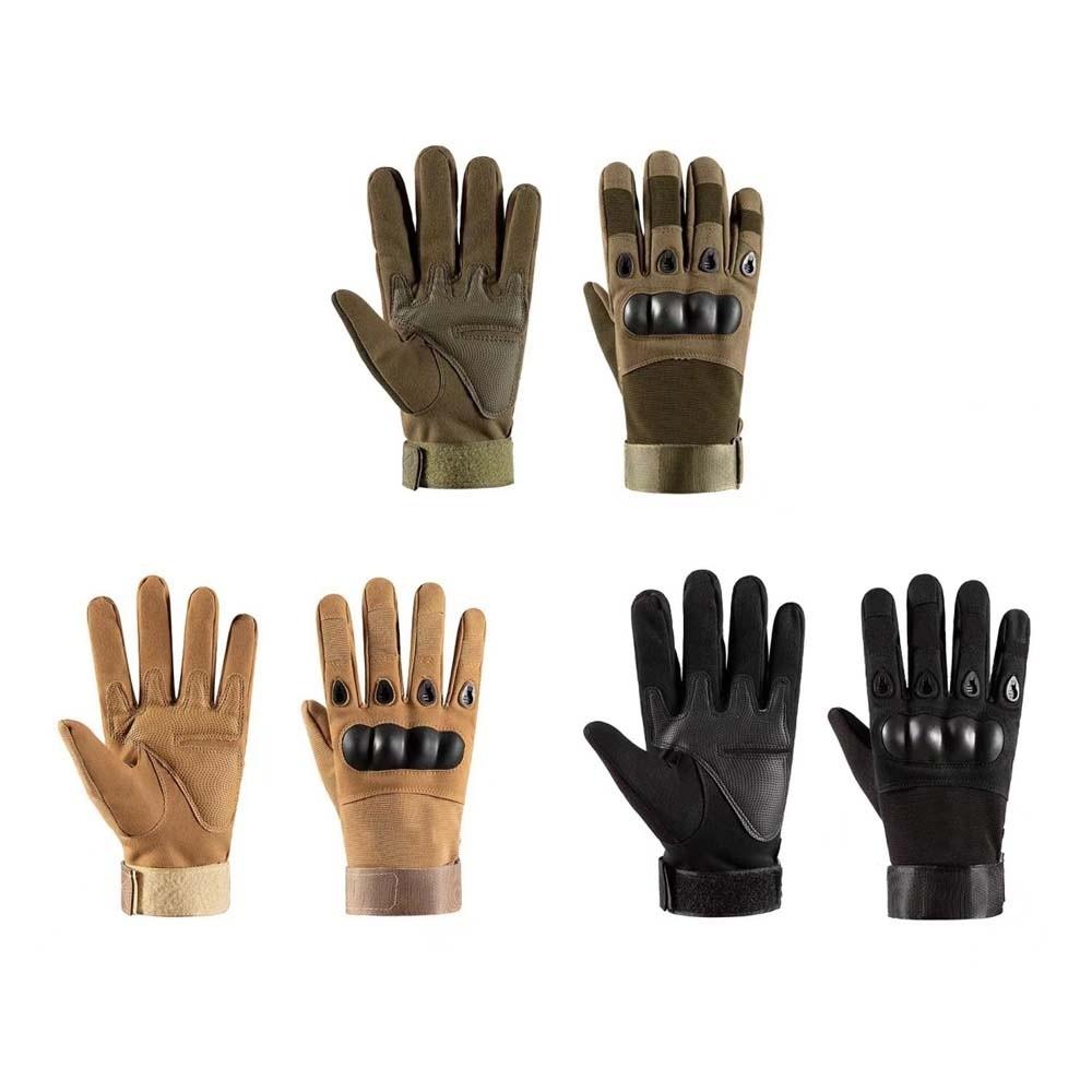 Shock-absorbing Racing Finger Mittens Wear-Resistant Men Full Finger Gloves Men Male
