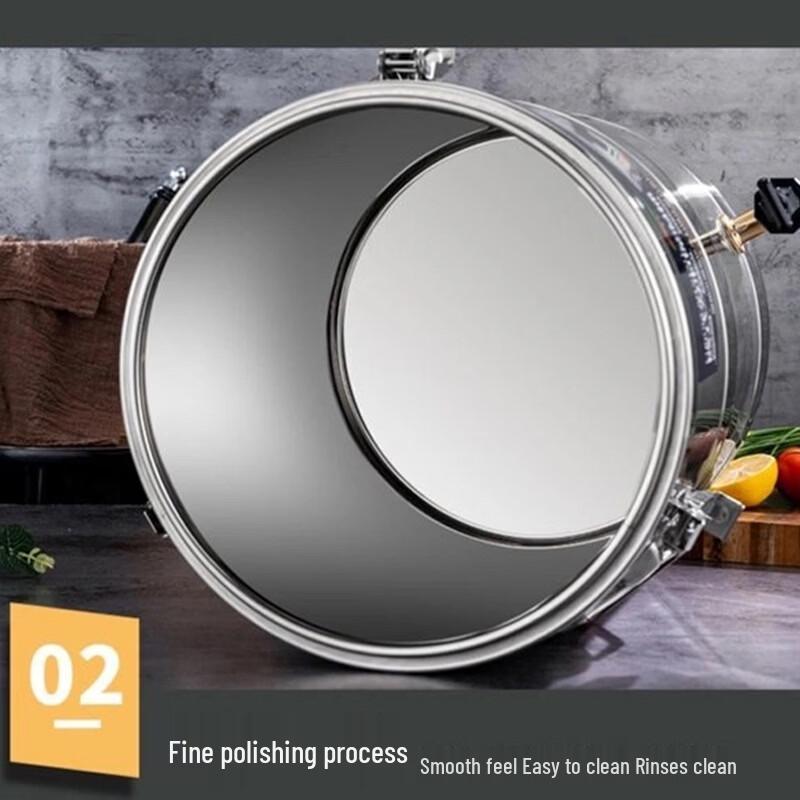 Distribuitor de Alimente și Băuturi Izolat cu Strat Dublu, din Oțel Inoxidabil, Gros, Shake Dun