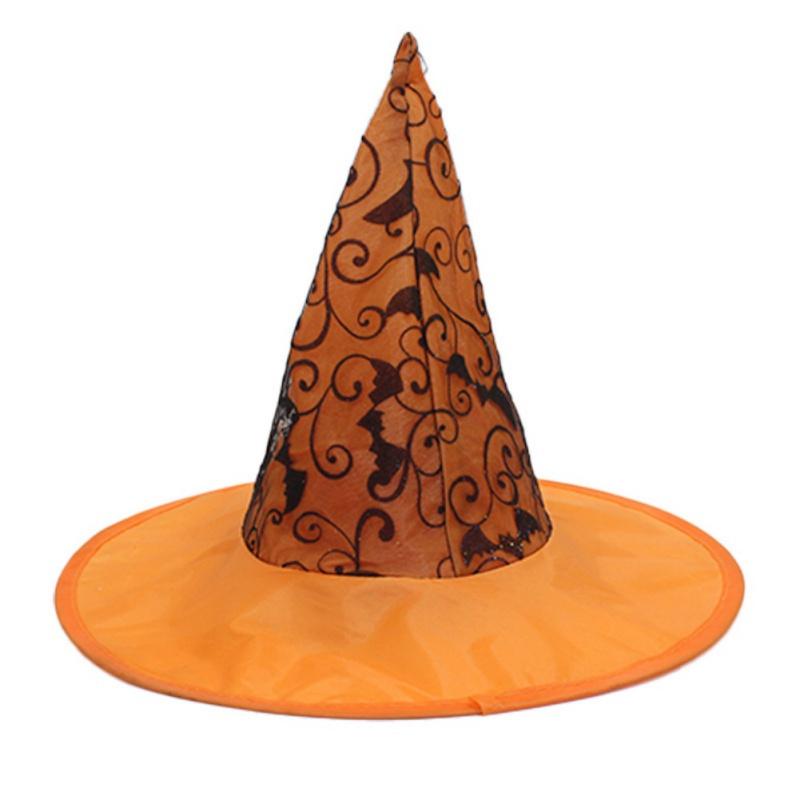 Kids Halloween Witch Hat Cosplay Props Festival Pointed Hat