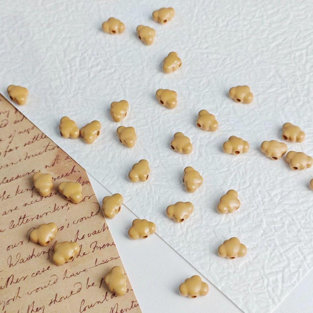 Kleine Acryl-Wolken-Herz-Perlen für DIY-Schmuck und Anhänger