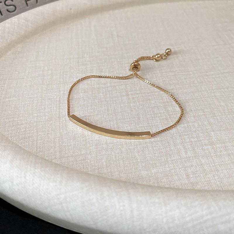 Elegante Geometrische Zirkonia Armband voor Damesmode - Veelzijdig, Trendy Bangle Sieraden