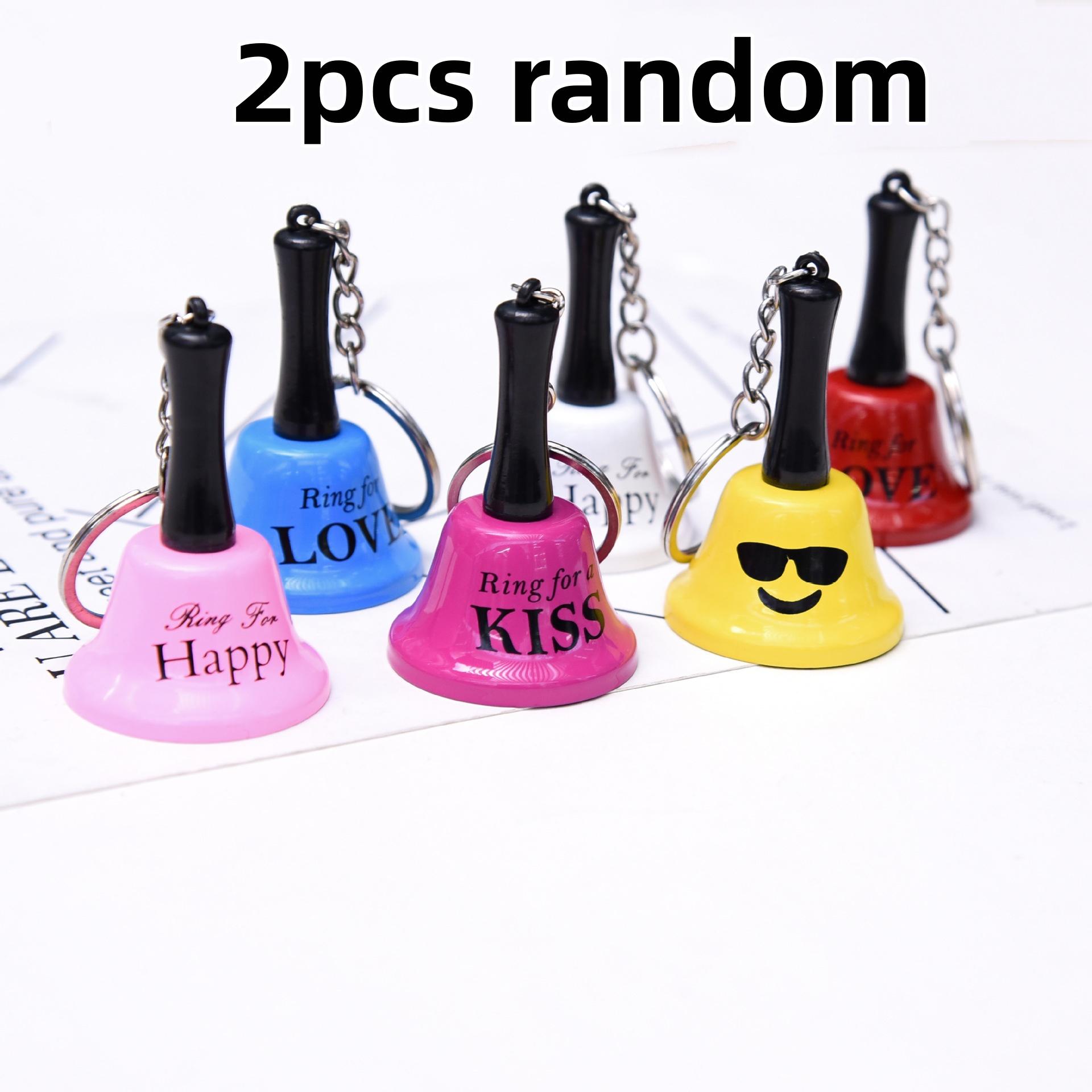 

2 шт. Міні-дзвіночок з ручним приводом DIY Брелок Металевий Дзвіночок Для Раннього Розвитку Дітей Дзвіночки для Заклику та Струшування Іграшки для Домашніх Тварин Собачі Дзвіночки OneSize