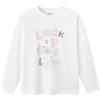 Balabala Girls' Pure Cotton Long Sleeve T-Shirt