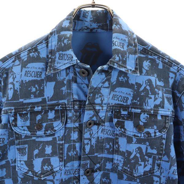 HYSTERICS made in Japan Overall handle Jacket S Bluish stretch Men's Used