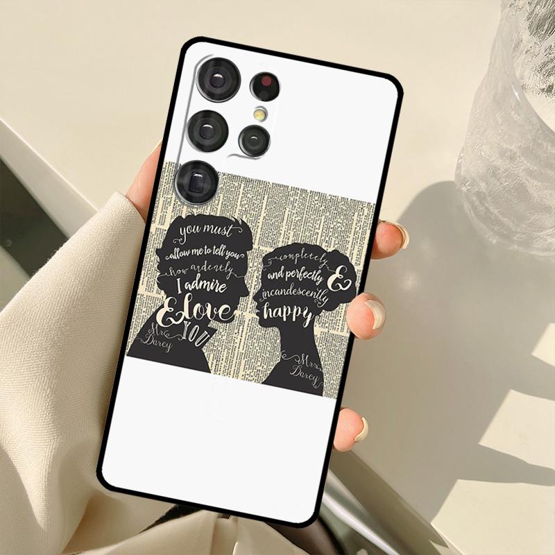 Pride And Prejudice Case For Samsung Galaxy S22 S21 Ultra Note 20 S8 S9 S10 Note 10 Plus S20 FE S21 FE Cover