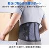 Lower Back Support Belt – 6-Point 3D Support, Secure 360° Stabilization, Heavy-Duty Brace/Hard Corset, Adjustable Compression, Unisex (Size M)