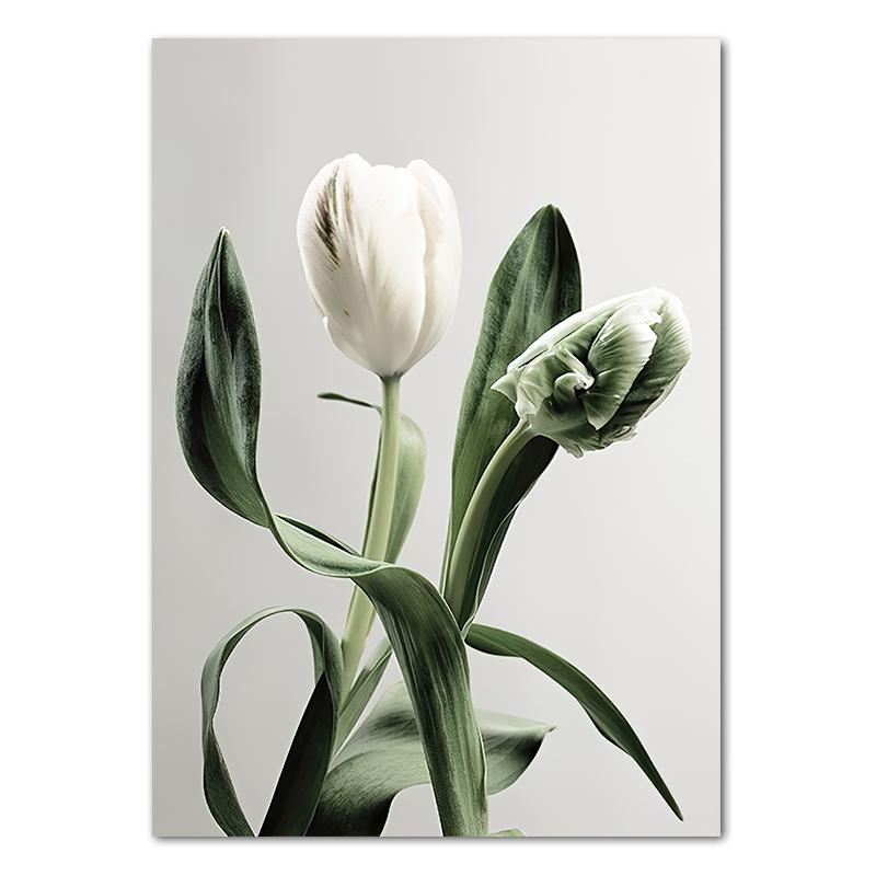 Spring Flowers Tulips Lemon Nature Posters Prints Jungle Deer Bike Wall Art Pictures Canvas Painting Nordic Home Room Decor