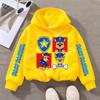 Paw Patrols Sweatshirt Chase Skye Anime Cartoon Print Cotton Fashion Casual Sports Thin Tops Spring Autumn Kids Clothes Gifts