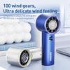Philips Ручний Високошвидкісний Вентилятор Металевий Корпус Флагманський 5000 мА Type-C Зарядка міні-вентилятор