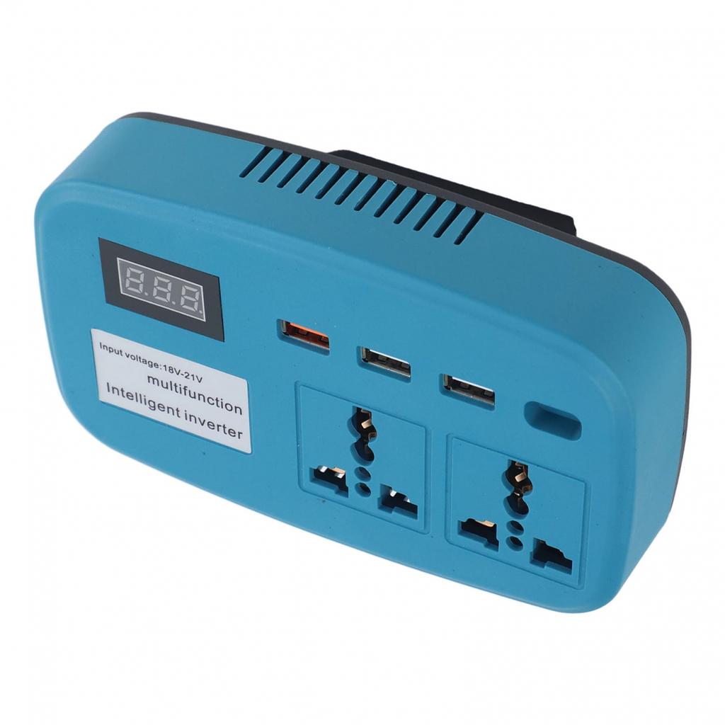 Smart Performance DC to AC Inverter with Compact Design for Travel