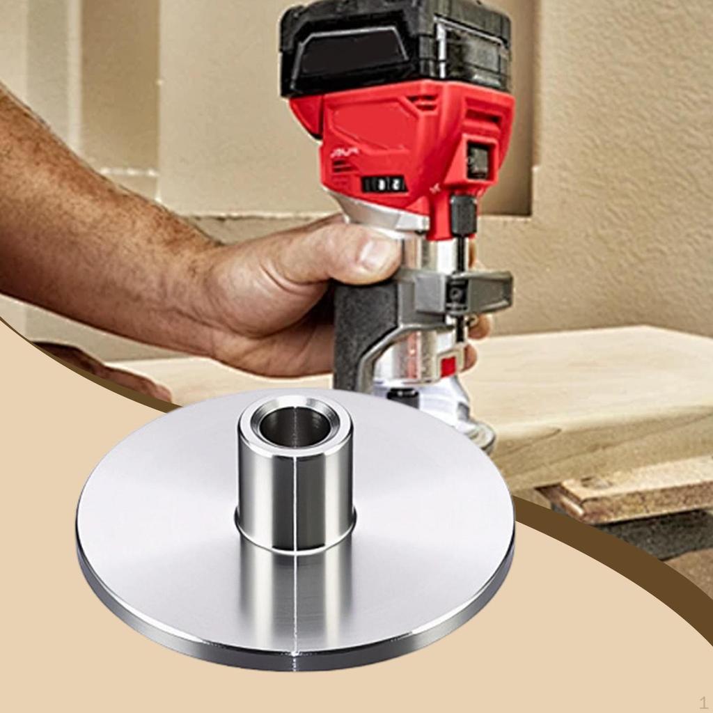 Router Template Guide Tool Multifunctional Bushing Stainless Steel for Trimming, Slotting