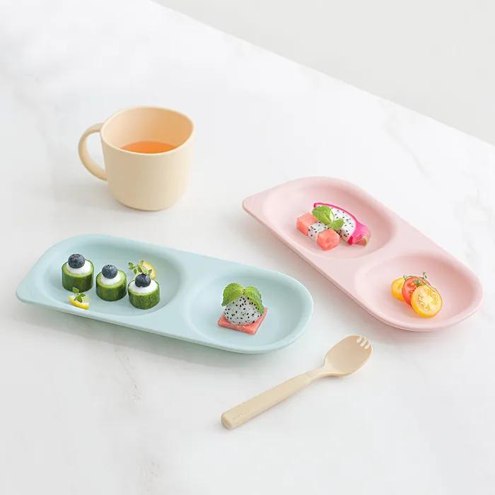 

Тарелка Nemo Ecozen из двух частей brown