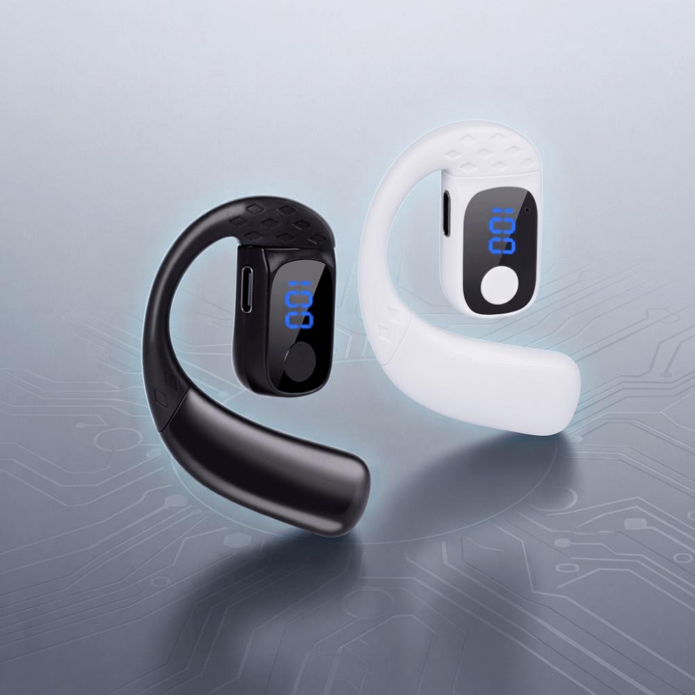 Long Standby Ear Hook Headset Surround Sound Bluetooth Headset  Handsfree Calling