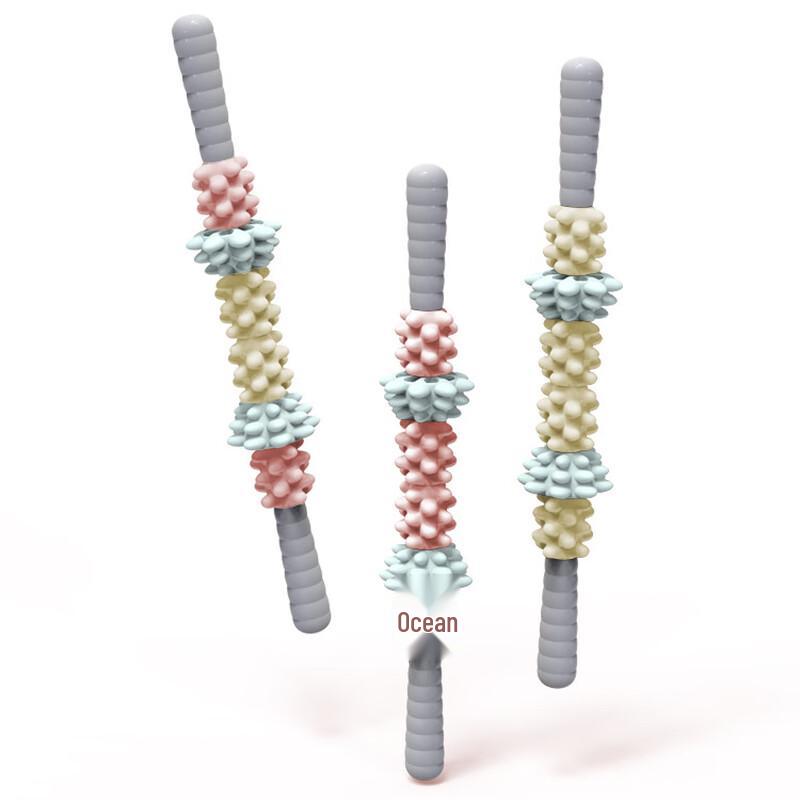 Spiky Double-Row Muscle Massage Roller