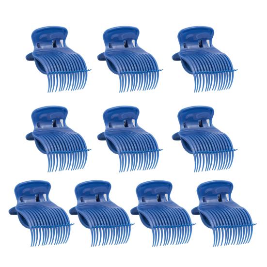 10Pcs Hot Roller Clips Portable Reusable Hair Curler Claw Clip Women Girls Home Salon Hair Section Styling Securing Clamp