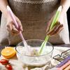 Silicone Spatula Heat-Resistant Glass Pot Scraper for Baking Cooking Non-Stick Dishwasher Safe Essential Kitchen Tool for Mixing Spreading