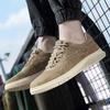 Fashion Male Comfortable Driving Shoe Leather Fashion Skate Shoes Men All-match Men's Walking Shoes Lightweight Men's Vulcanize Flats