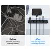 Wholesale Clips Cable Holder for MouseHeadphone Wire Organizer Cable Organizer Silicone USB Cable Winder Desktop Tidy Management