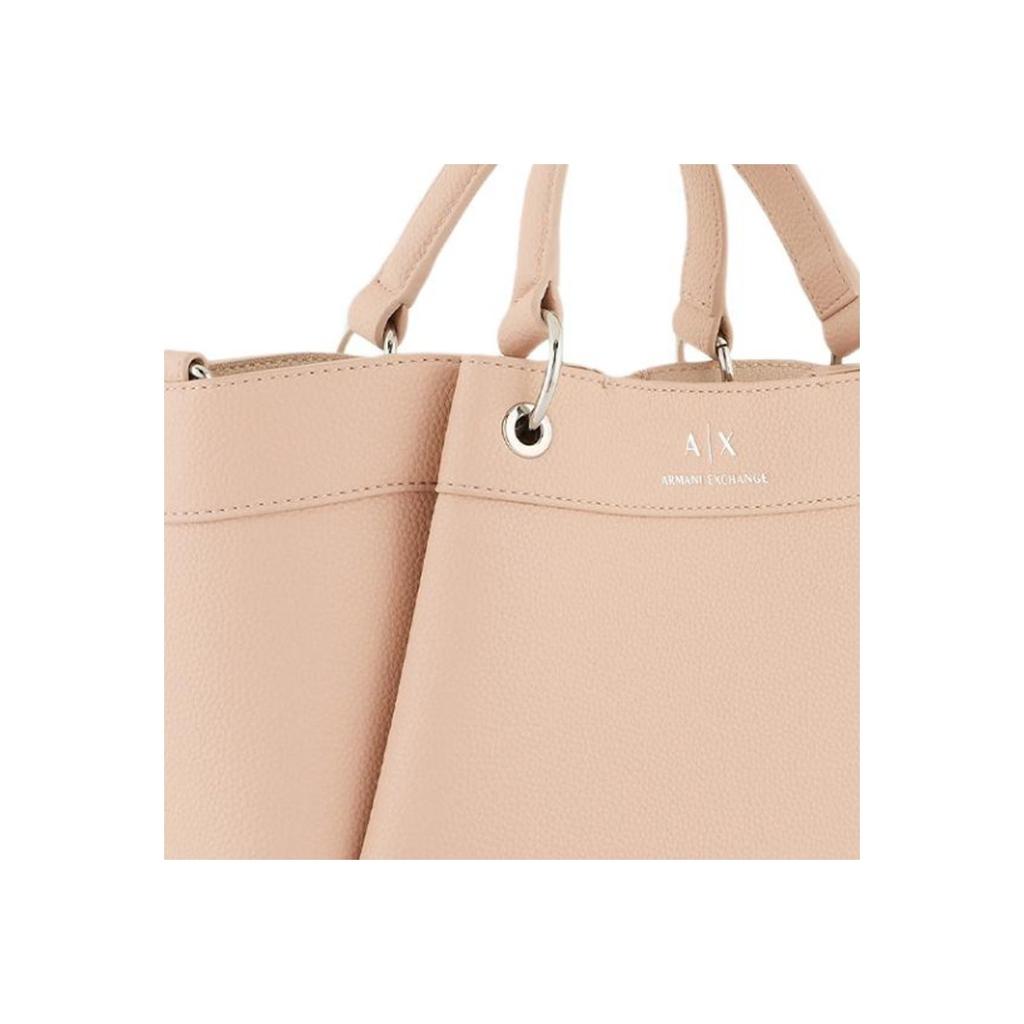 Emporio Armani Fashion Casual Commuter PU Combined Leather Tote Bag Women bags Pink 942911-CC783-05871