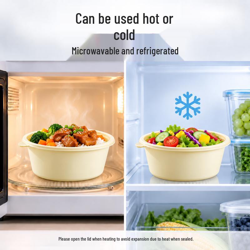 Eco-Friendly Corn Starch Disposable Round Bowls