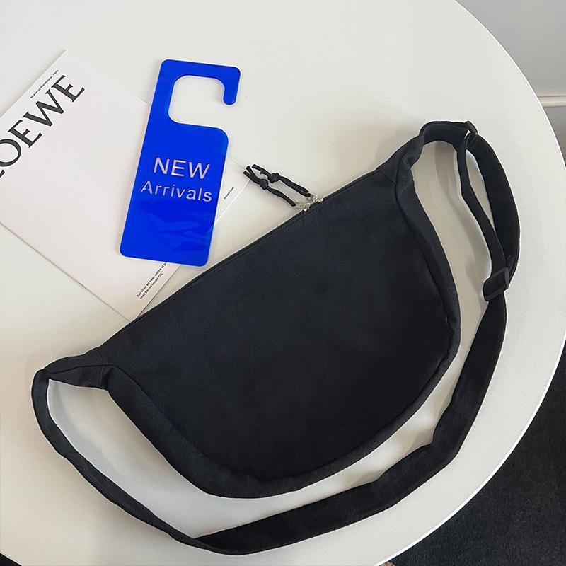 

Универсальная вместительная сумка-мессенджер из парусины от производителя для мужчин и женщин: Модный стиль пельменей для пассажиров чёрный