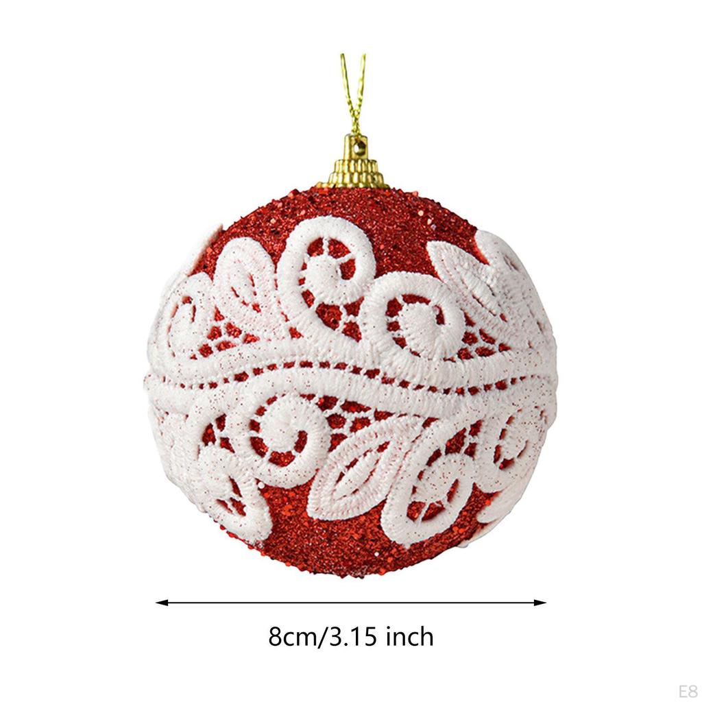 10 Pieces Christmas Tree Balls Xmas Hanging Ornaments Decor Crafts Gifts
