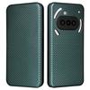 For Nothing Phone (3a) Case Carbon Fiber Texture Drop-Proof PU Leather Phone Cover