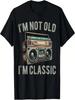 I'm Not Old I'm Classic Old 80s 90s School Vintage Boombox T-Shirt