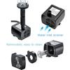 3-Tier Solar Bird Bath Fountain Water Pump Solar Powered Waterfall Feature for Birdbath Garden Backyard Pond Pool Outdoor Decoration 2.5W