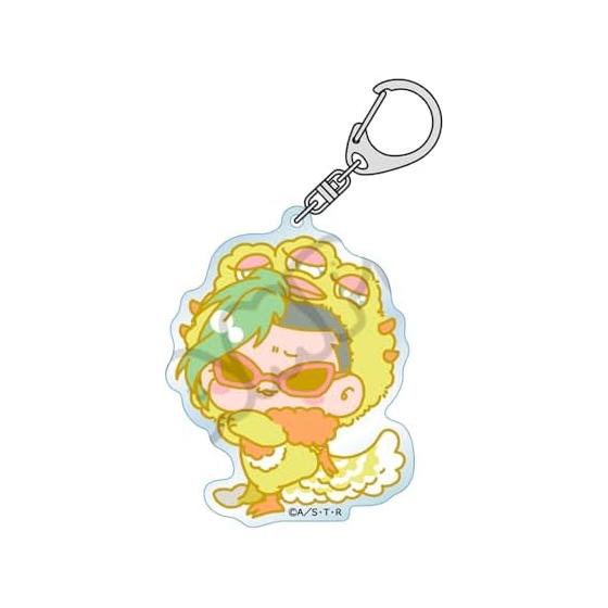 TV Anime Reborn! Lussuria 2nd Acrylic Keychain M (within approx. 7cm square, transparent acrylic)