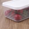 1Pc Pasta Containers Storage Clear Rectangular Container With Lids Stackable Long Noodle Holder Airtight Containers For Cabinet