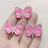 New 30*23mm  AB color Resin Butterfly Rhinestone diy hair accessories Flat back Scrapbook Flat back wedding decoration 10pcs/lot