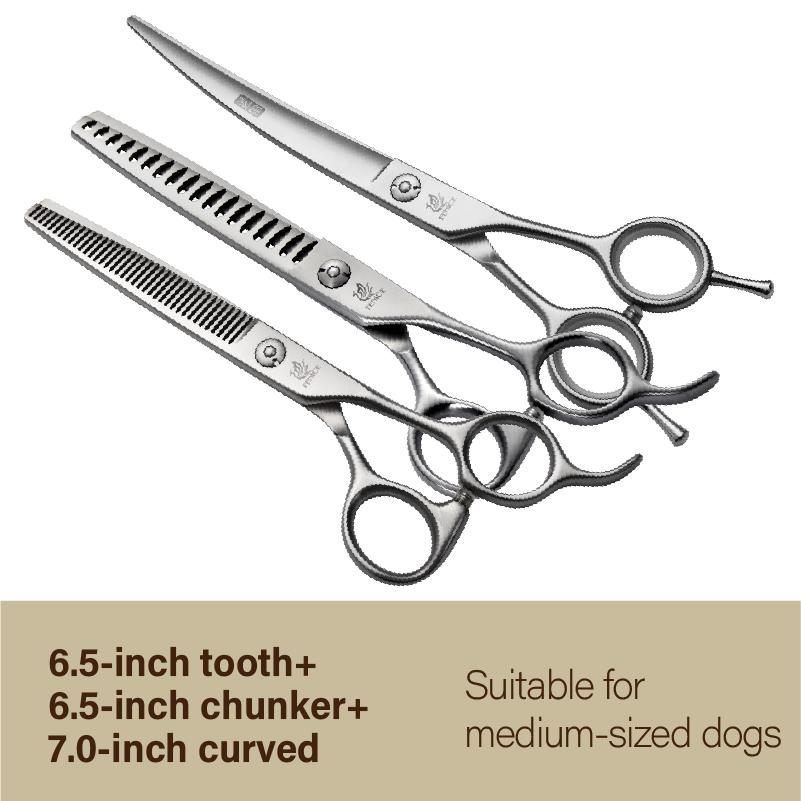 Fenice Professional Dog Grooming Scissors Kit