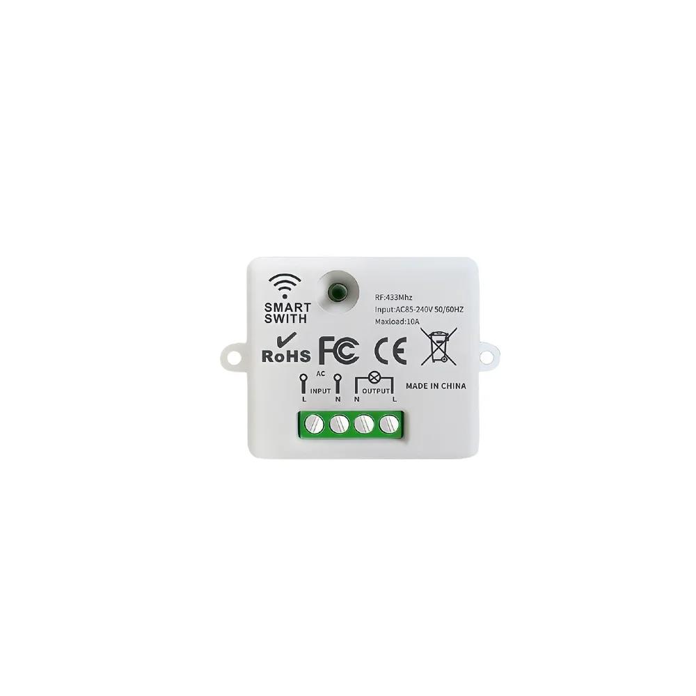 433Mhz Wireless Remote Control AC 110V 220V Rf Relay Receiver On off Transmitter Light Switch Module For Light Lamp Controller