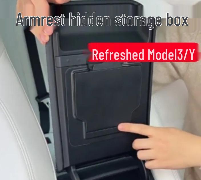 Compatible Armrest, Console, and Trim Accessories for Tesla Model 3/Y Tesla Model 3 Refresh Edition