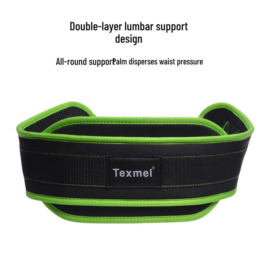 Adjustable Weightlifting Belt with Chain for Squats, Pull-ups, and Parallel Bars