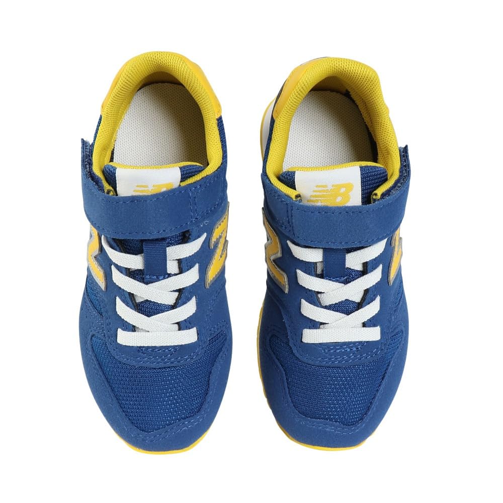 New Balance YV373 Strap Size Athletic School YV373PK2 Kids' Sneakers, Shoes, Blue/Yellow, 18.5cm, Boys' Shoes, Shoes,