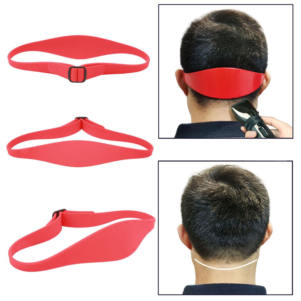 Neckline Shaving Template Curved Silicone Hair Trimming for Children Adults