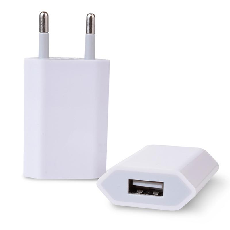 High Quality European EU Plug USB AC Travel Wall Charging Charger Power Adapter For Apple iPhone X 9 8 7 6 6S 5 5S 4 4S 3GS