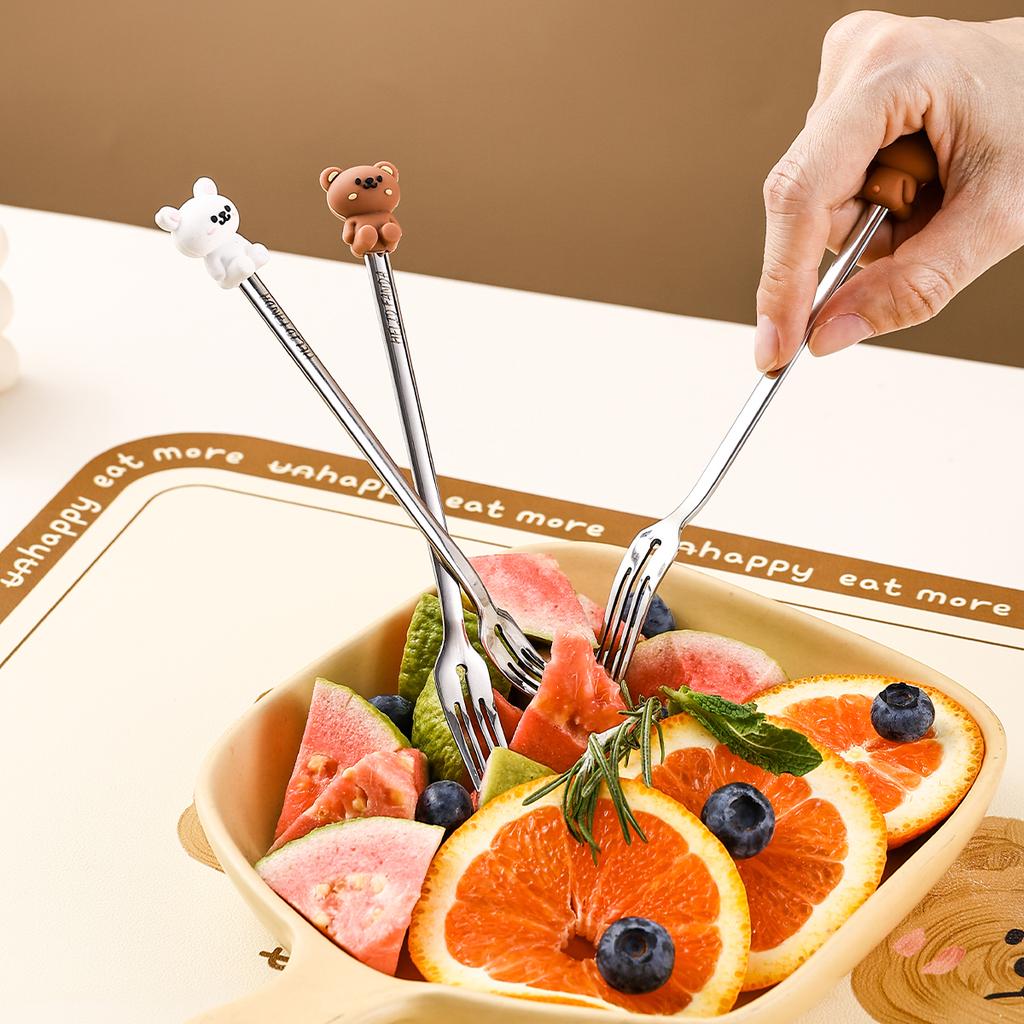 Portable Children Spoon Fork Set With Storage Case 316 Stainless Steel Tableware Set Outdoor Kid Student Cutlery Set