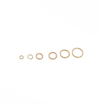 10/100 pezzi anelli di salto aperti 3/4/5/6/7/8mm anelli rotondi spaccati per creazione di gioielli risultati fai da te