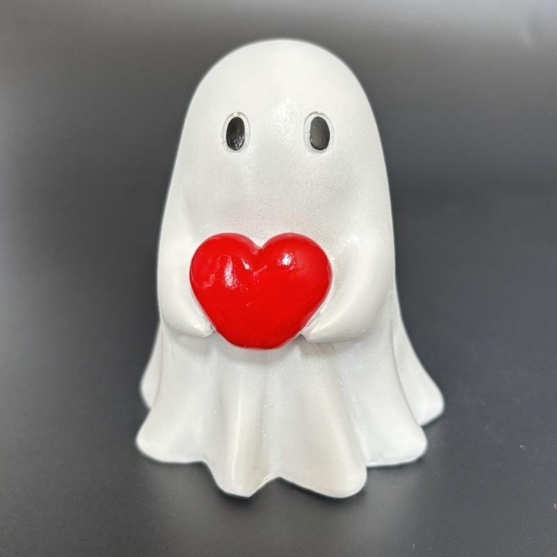 Cute White Ghost Party Decoration, Courtyard Ornaments, Study Decorations, and Small  Decorations  Add  Fun  Atmosphere