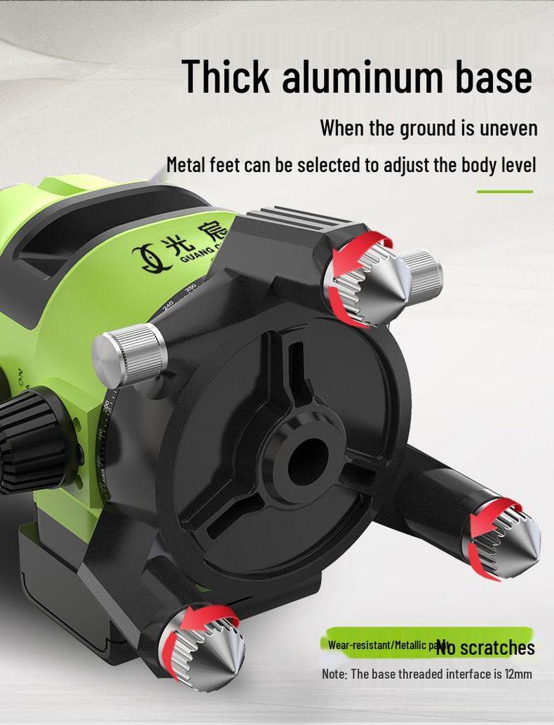 Nível Laser Infravermelho Verde e Azul de Alta Precisão - 2, 3 ou 5 Linhas, Luz Forte ao Ar Livre, Nivelamento Automático